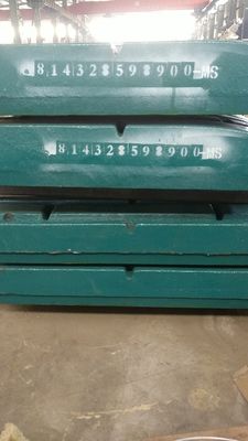 1000KG 重量 高マンガネス鋼 鋳造 マウスプレート C105 C106 マウスクラッシャー 磨き部品