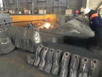 高マンガネス鋼 ハンマーヘッド 石粉砕機 衝撃粉砕機の磨損部品