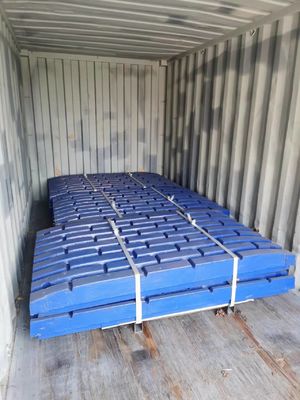 高マンガネス鋼の重量KG 1000の鉱山機械のマウスクラッシャー磨損部品