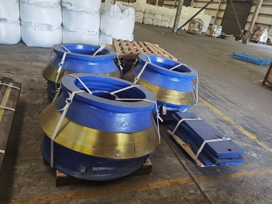 マントルとボウルラインナーコーンクラッシャー 鉱山機械 HP100 HP200 HP300 部品数