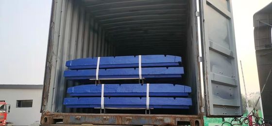 受け入れられるOEMC125C145CrusherCast Steel Energy Mining産業用 磨き歯板