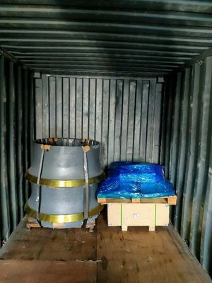 採石場鉱山用アクセサリー CH440 マントルボウルラインナー 鋳造 円形破碎機のスペアパーツ