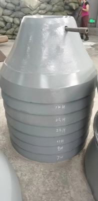 CH660 マントルとボウルライナー Mn18 Cr2 鉱山機械に使用される採石場用用部品