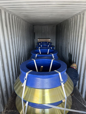 HP400 HP500 コンスクラッシャー Mn13cr2 ボウル ラインナー マントル グローバル 市場の拡大のためのコンカブ